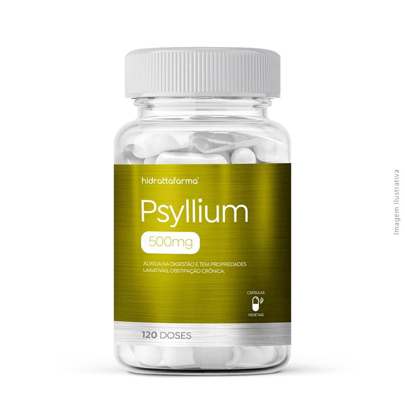 Psyllium 500mg 120 Doses (Auxílio na saciedade)