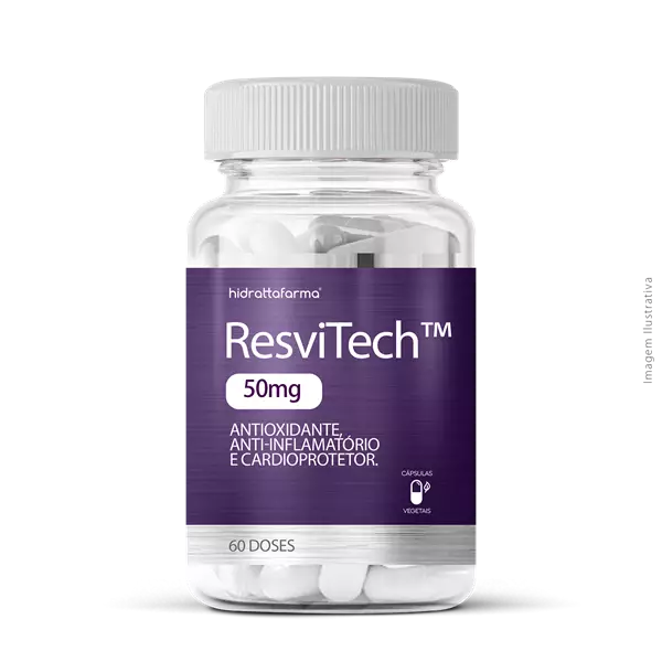 ResviTech™ 60 doses 10x mais biodisponível que o resveratrol tradicional ResviTech™ 60 doses 10x mais biodisponível que o resveratrol tradicional