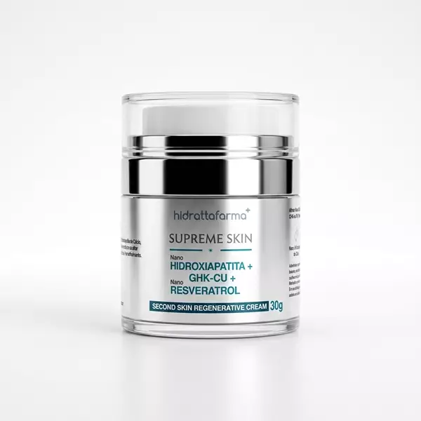 SUPREME SKIN - HIDROXIAPATITA DE CÁLCIO (NANO), GHKCU E NANO RESVERATROL 