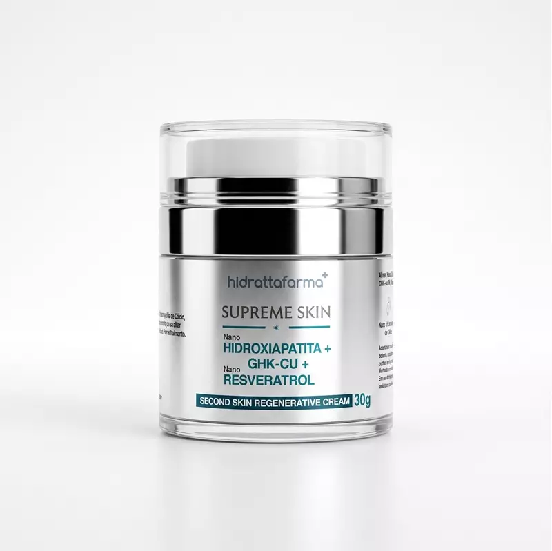 Supreme Skin - Hidroxiapatita De Cálcio (Nano), Ghkcu e Nano Resveratrol